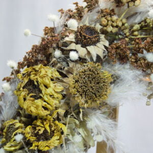 Krans "zonnebloem" close-up