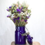 Droogbloemen in vaas "lamsoor & peen"